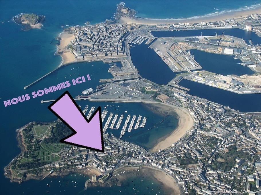 Appartement Aquaroom Rdc - Plage 50M - Rue Gratuite Saint-Malo Exterior foto